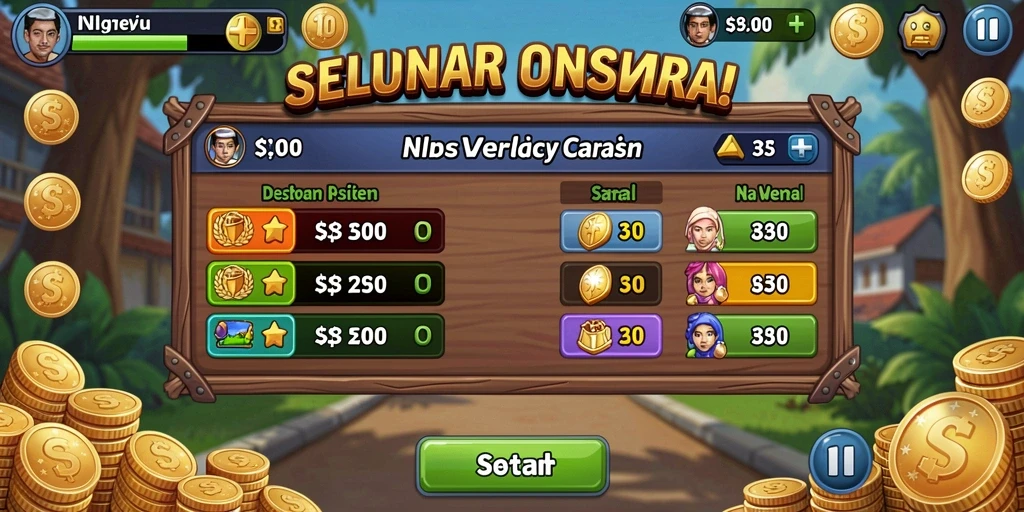 Fitur bonus menarik yang membuat permainan semakin seru.