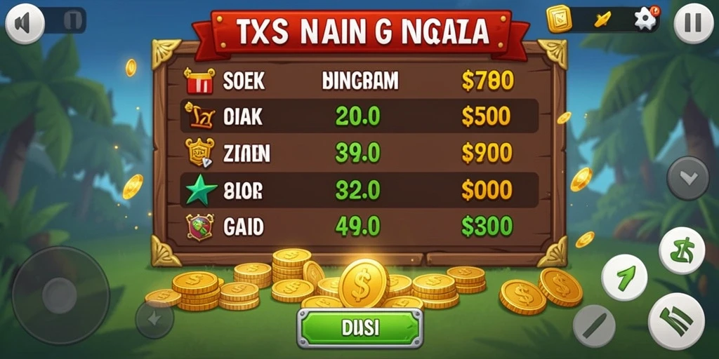 Screen capture dari level yang menantang dan seru.