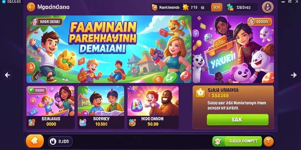 Menu pengaturan yang memungkinkan kustomisasi tinggi.