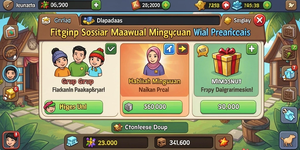 Fitur multiplayer yang memungkinkan bermain bersama teman.